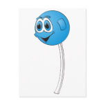 Lollipop Blueberry Cartoon postcards