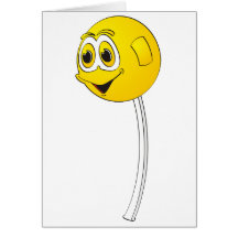 Lollipop Lemon Cartoon Card
