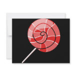 LolliPop red invitations