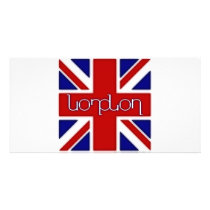 'London' ambigram on UK flag