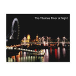 london at night postcard