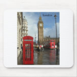 London Big Ben Phone box (by St.K) Mouse Pads