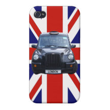 London Black Taxi Cab Covers For iPhone 4