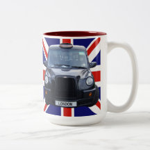 London Black Taxi Cab Mugs