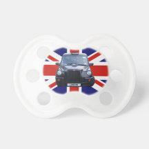 London Black Taxi Cab Pacifiers