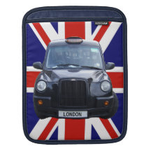 London Black Taxi Cab Sleeves For iPads