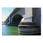 London Bridges Water Greeting Cards