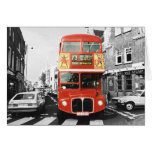 London Bus Painting Style cards