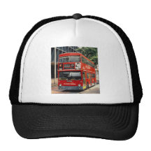 London Buses Daimler rests between duties at Eusto Mesh Hats