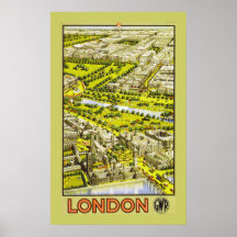 London by GWR (border) Posters