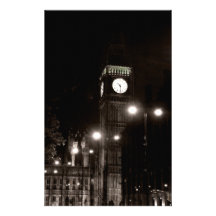 London by Night Stationery Design