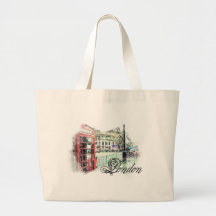 London Coloured Sketch Bag