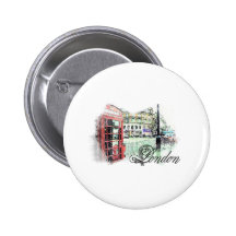 London Coloured Sketch Pins