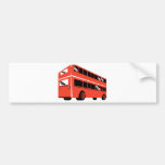 London double decker tourist bus coach bumper stickers