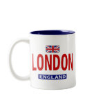 London England flag and phrase Coffee Mugs
