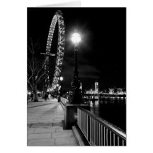 London Eye and London View Greeting Card