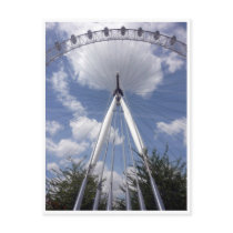 london eye back postcards