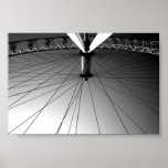 London Eye Black and white posters