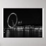 London Eye (Black & White) posters