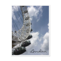 london eye capsules round post cards