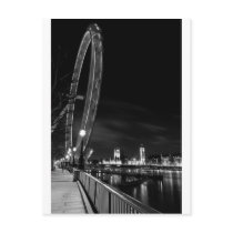 London Eye night view Post Card