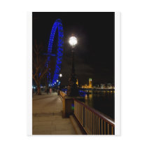 London Eye night view Postcards