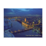 london  eye postcard