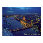 london  eye postcard