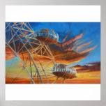 London Eye - Sunset posters