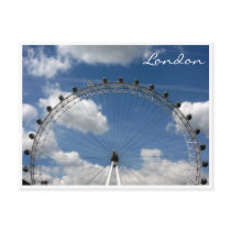 london eye wheel post card