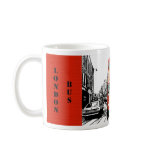 London Gift Mug with Red Bus