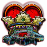 London Heart Crown Group Print photo sculptures