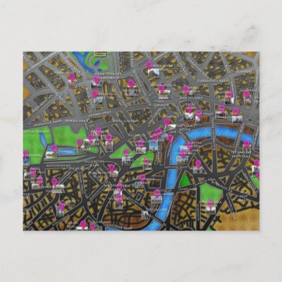 Blank London Map