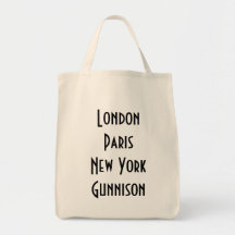 London Paris New York Gunnison Bags