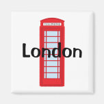 London phone booth magnet