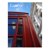 London Phone booth Postcards
