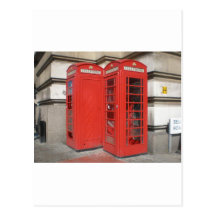 London Phone Booth Products Postcard