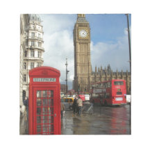London Phone box & Big Ben (St.K) Note Pad
