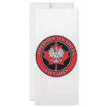 London Polish Round Canadian Leaf rack cards