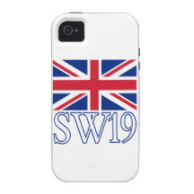 London Postcode SW19 with Union Jack Case For The iPhone 4