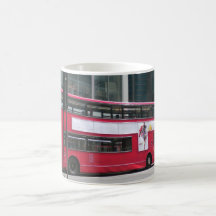 London Red Bus Coffee Mugs