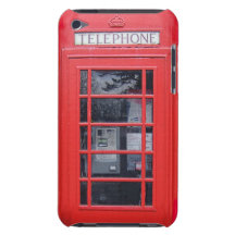 London Red Telephone Box Barely There iPod Cover