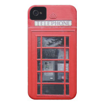 London Red Telephone Box Case-Mate iPhone 4 Case