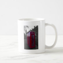 London Red Telephone box Coffee Mug