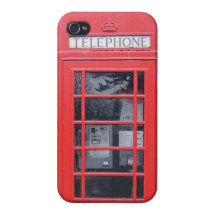 London Red Telephone Box iPhone 4 Case