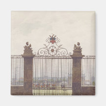 London scene, 1815 refrigerator magnet