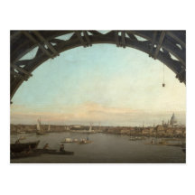 London seen through an arch of Westminster Post Cards