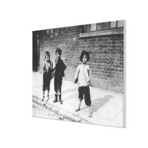 London Slums Gallery Wrapped Canvas