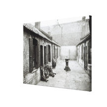 London Slums Stretched Canvas Prints
