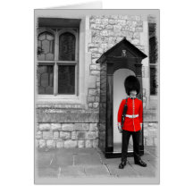 London Soldier Parade my greeting card